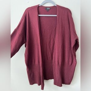 A.N.A. Maroon Cardigan
